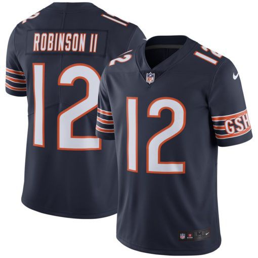 Men Chicago Bears 12 Allen Robinson Nike Navy Limited Player NFL Jersey